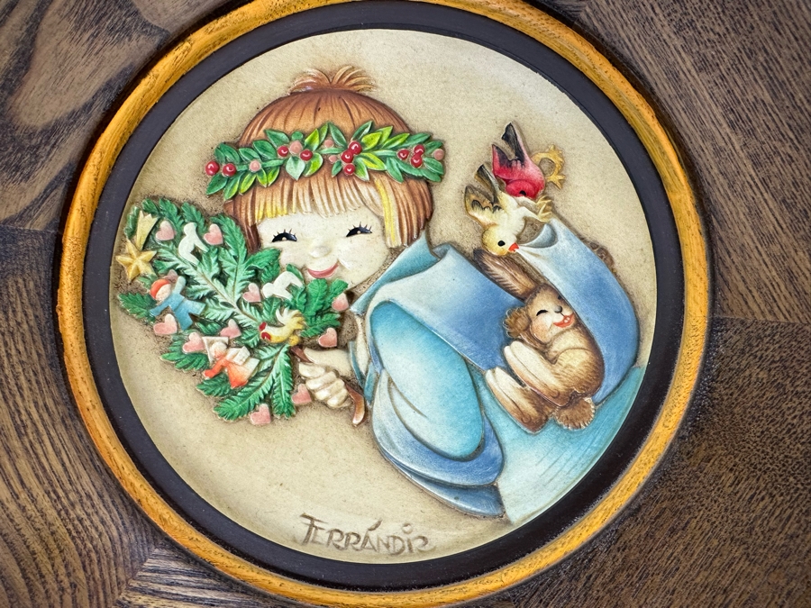 Four Anri Limited Edition Plates (Three By Artist Ferrandiz) And Anri Italy Covered Box [Photo 5]