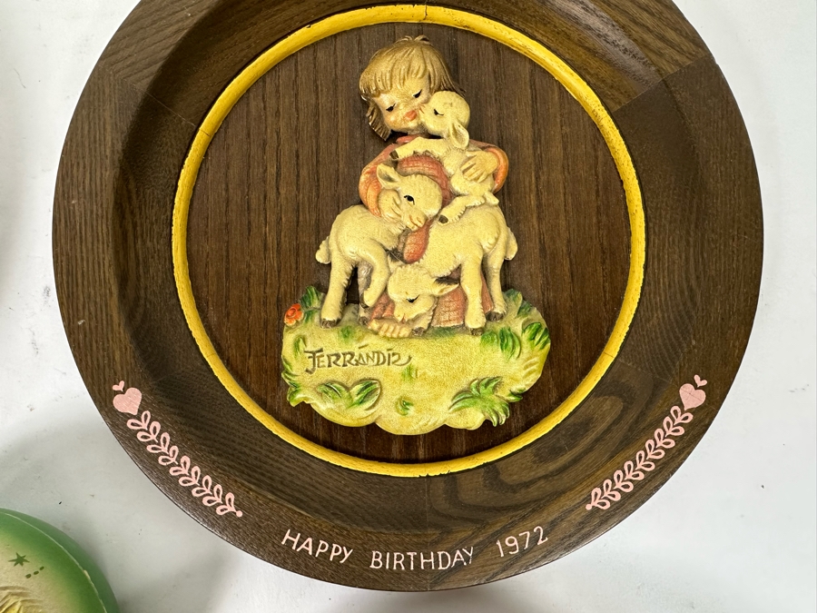 Four Anri Limited Edition Plates (Three By Artist Ferrandiz) And Anri Italy Covered Box [Photo 4]