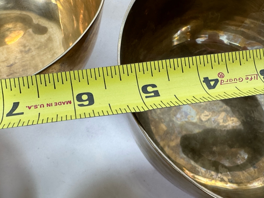 Twelve Brass Bowls From India Apx 5R [Photo 7]