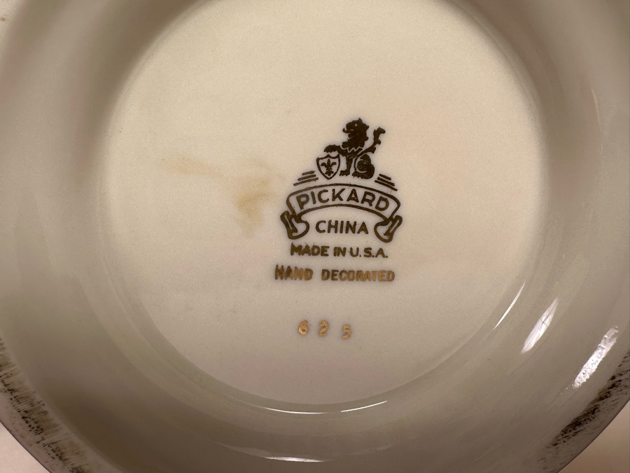 Pickard Gold China Coffee Service Hand Decorated [Photo 7]