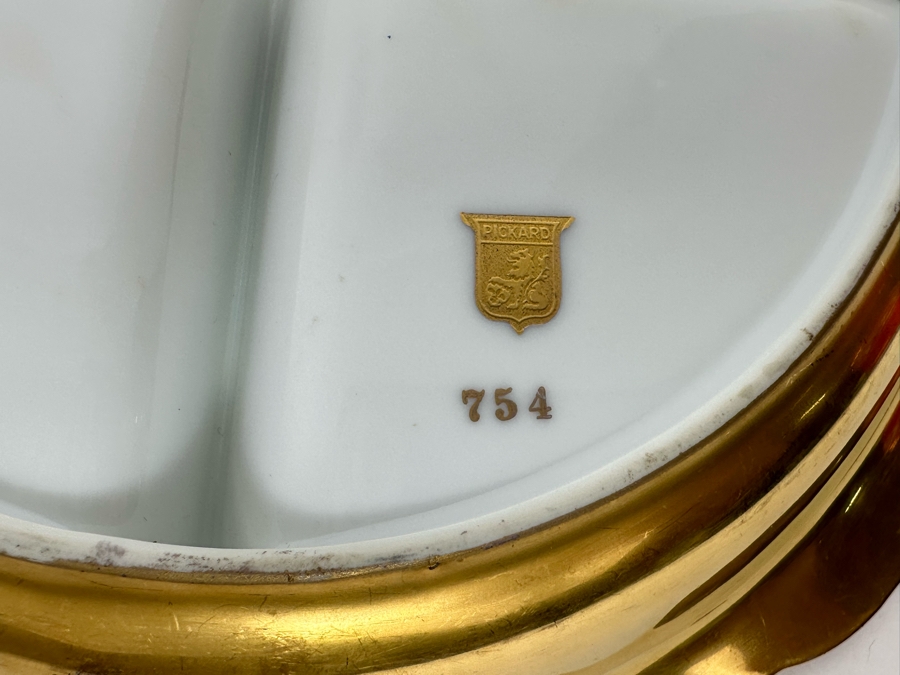 Pair Of Pickard Gold Plates 10W [Photo 8]