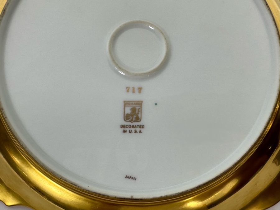 Pair Of Pickard Gold Plates 10W [Photo 9]