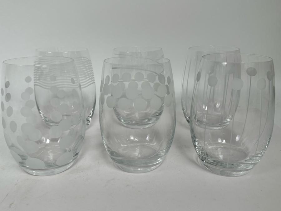 Six Mikasa Barware Glasses 5H
