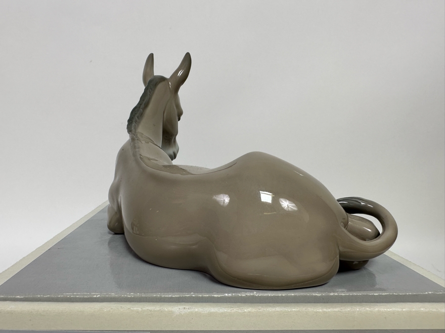 Vintage 1990 Lladro Nativity Figurine Donkey With Original Box 05483 [Photo 5]
