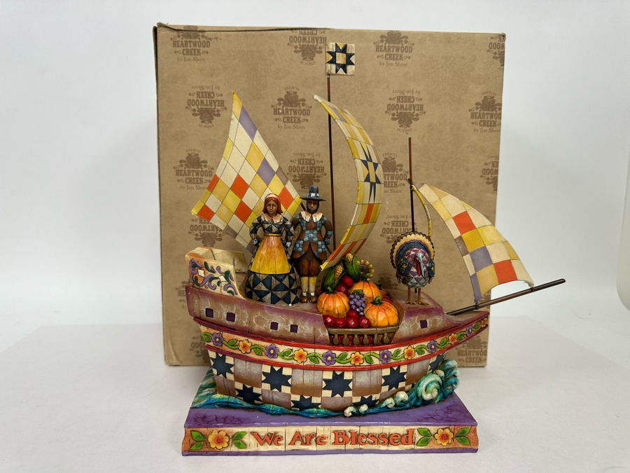 Jim Shore Designs Pilgrim Vessel 'Seeking Hope, Bounty And Joy' Figurine [Photo 2]