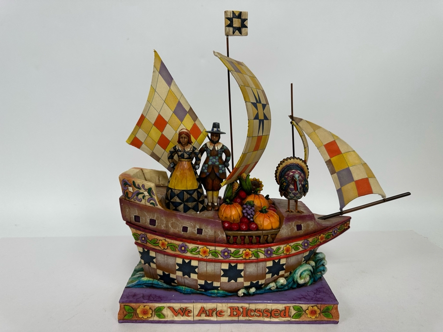 Jim Shore Designs Pilgrim Vessel 'Seeking Hope, Bounty And Joy' Figurine [Photo 3]