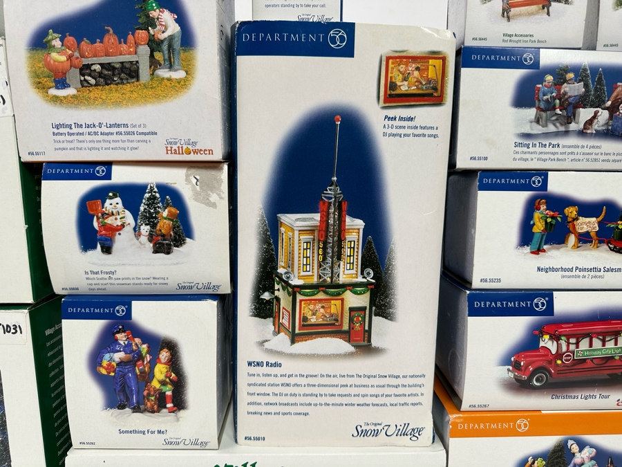 Collection Of Department 56 Snow Villages For Christmas And Halloween [Photo 4]