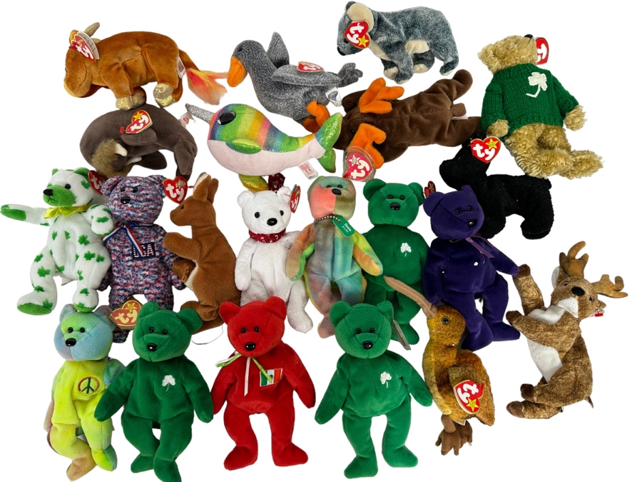 Original Beanie Baby Plush Collection Including Garcia 8/1/93
