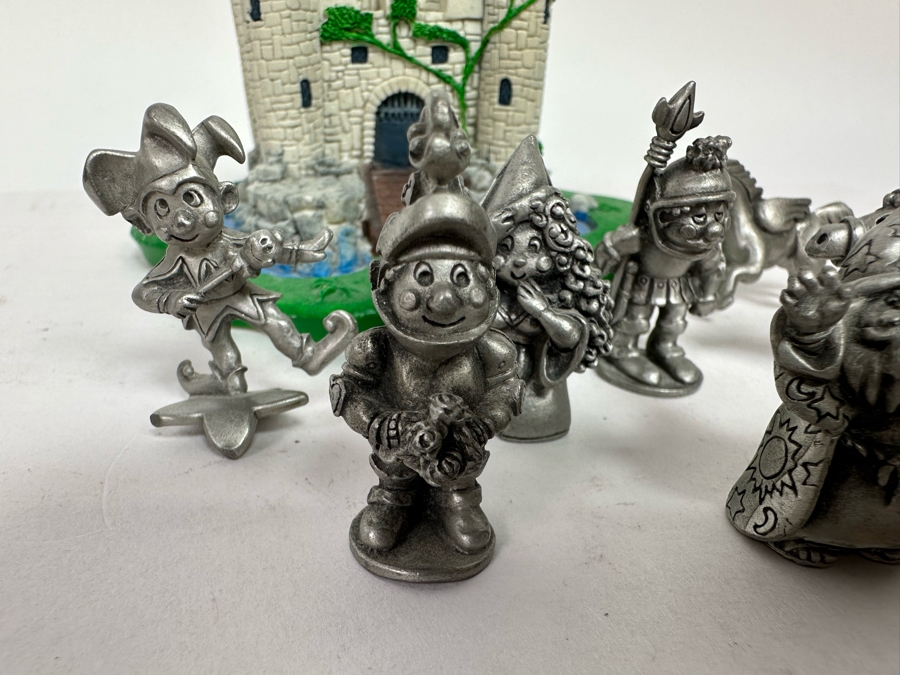 Vintage 1984 Hudson Fine Pewter Figurines And Castle Plus 1990 TSR PP270 D&D Unicorn [Photo 9]