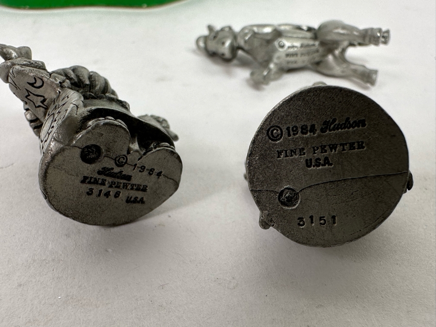 Vintage 1984 Hudson Fine Pewter Figurines And Castle Plus 1990 TSR PP270 D&D Unicorn [Photo 18]