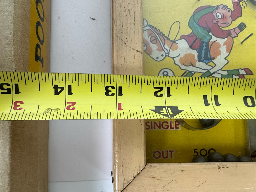 Original Poosh-M-Up Electric Big 5 Game: Baseball, Pennants, Colors, Put-N-Take And Bagatelle By Northwestern Products With Box 13 X 23 [Photo 12]