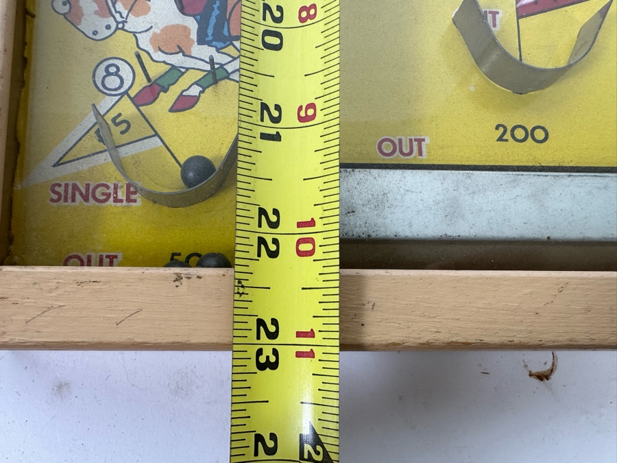 Original Poosh-M-Up Electric Big 5 Game: Baseball, Pennants, Colors, Put-N-Take And Bagatelle By Northwestern Products With Box 13 X 23 [Photo 13]