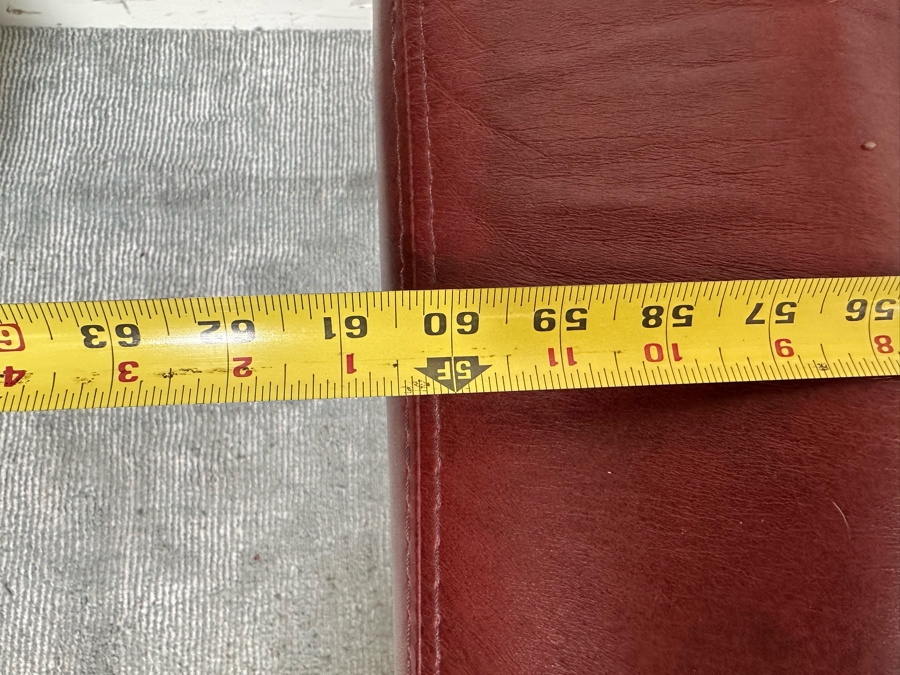 Italian Leather Loveseat Sofa 60W X 36D X 34H [Photo 9]