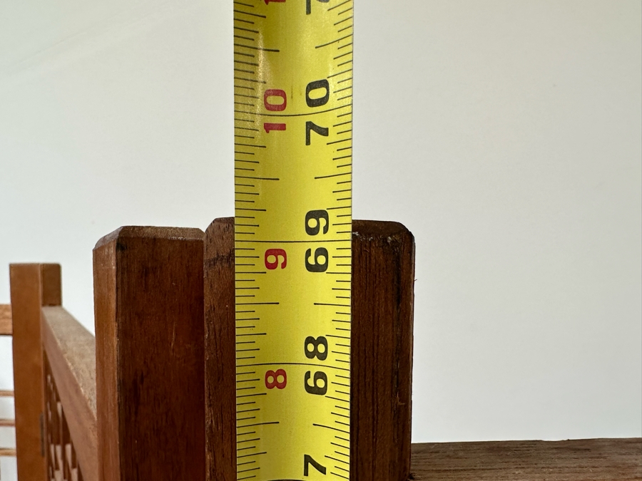 Vintage 4-Panel Geometric Room Divider Screen 96W X 69H [Photo 8]