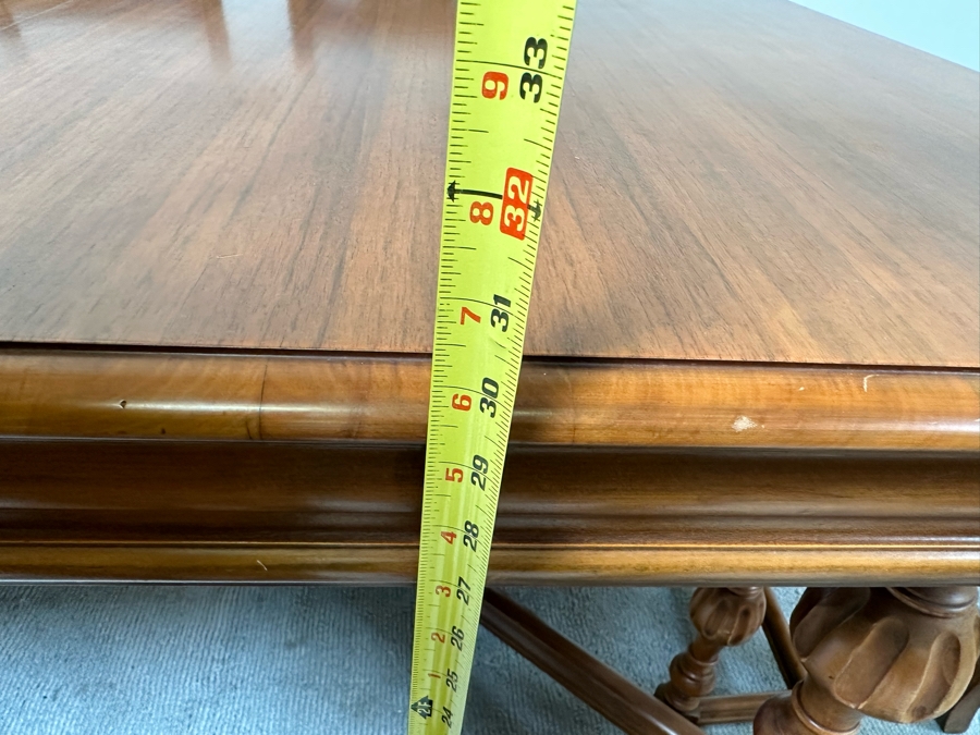 Antique Berkey & Gay Furniture Dining Room Table 62W X 42.5D X 30H With Three 11' Leaves And Six Chairs [Photo 13]