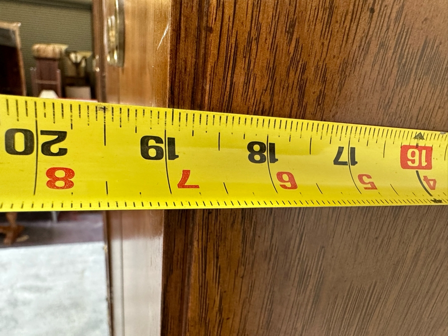 Pair Of Thomasville Campaign Style Pier Cabinets 24W X 19D X 75H [Photo 13]