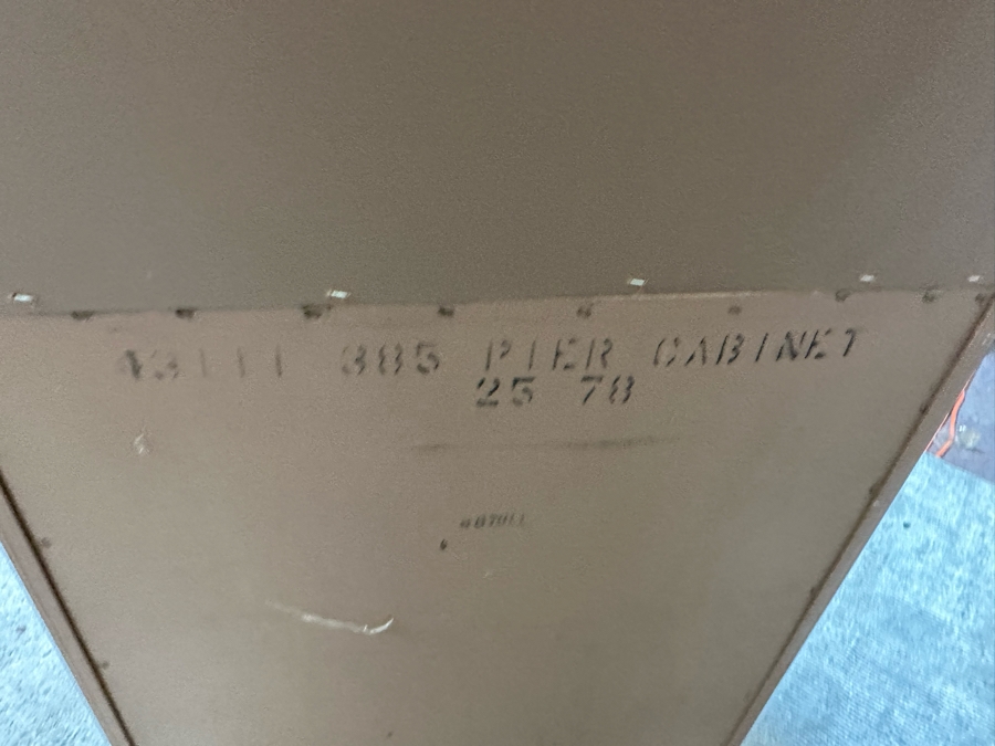 Pair Of Thomasville Campaign Style Pier Cabinets 24W X 19D X 75H [Photo 9]