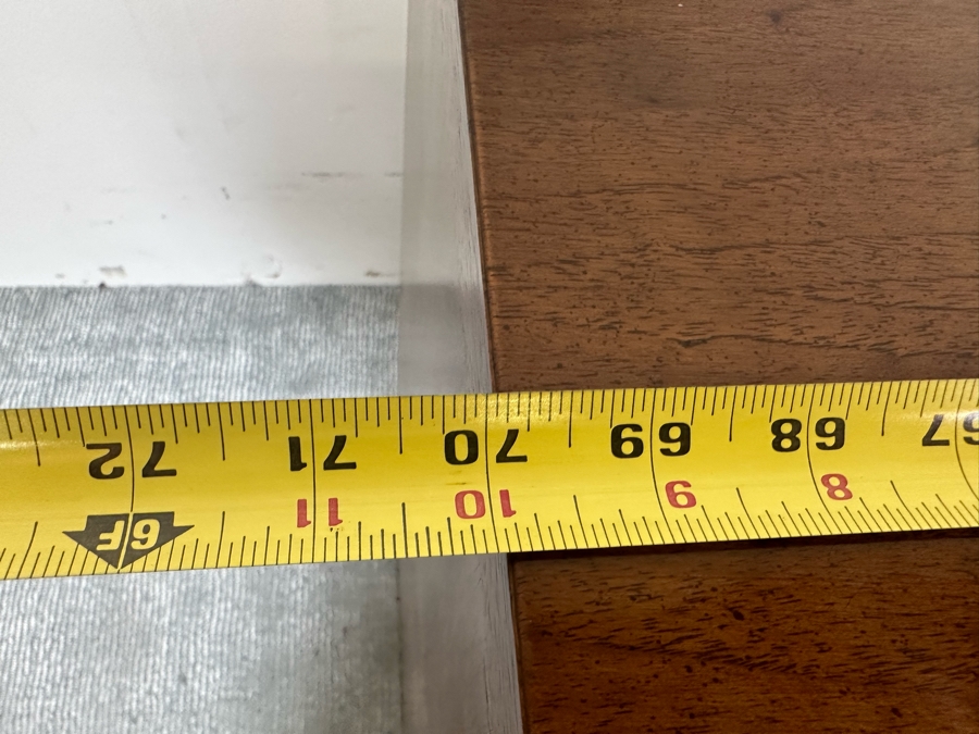 Thomasville Campaign Style Chest Of Drawers Dresser 70W X 19D X 29H [Photo 8]