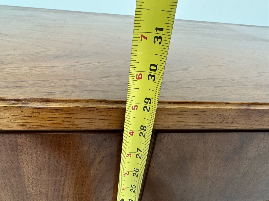 Thomasville Campaign Style Chest Of Drawers Dresser 70W X 19D X 29H [Photo 10]