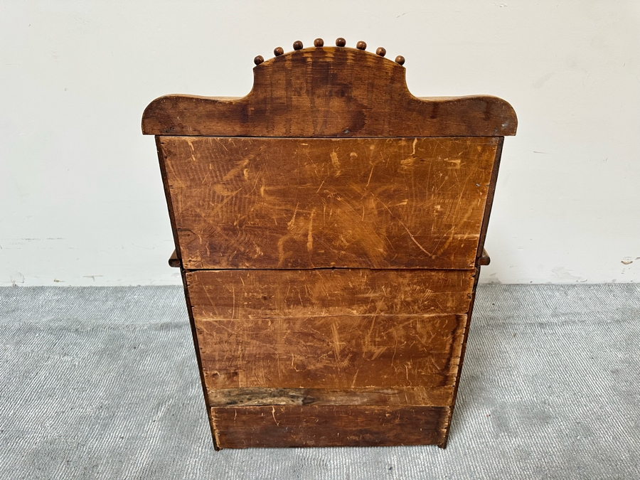 Vintage Child's Wooden Roll Top Desk 24W X 37H [Photo 14]