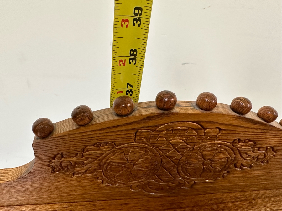 Vintage Child's Wooden Roll Top Desk 24W X 37H [Photo 16]