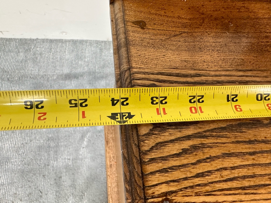 Vintage Child's Wooden Roll Top Desk 24W X 37H [Photo 15]