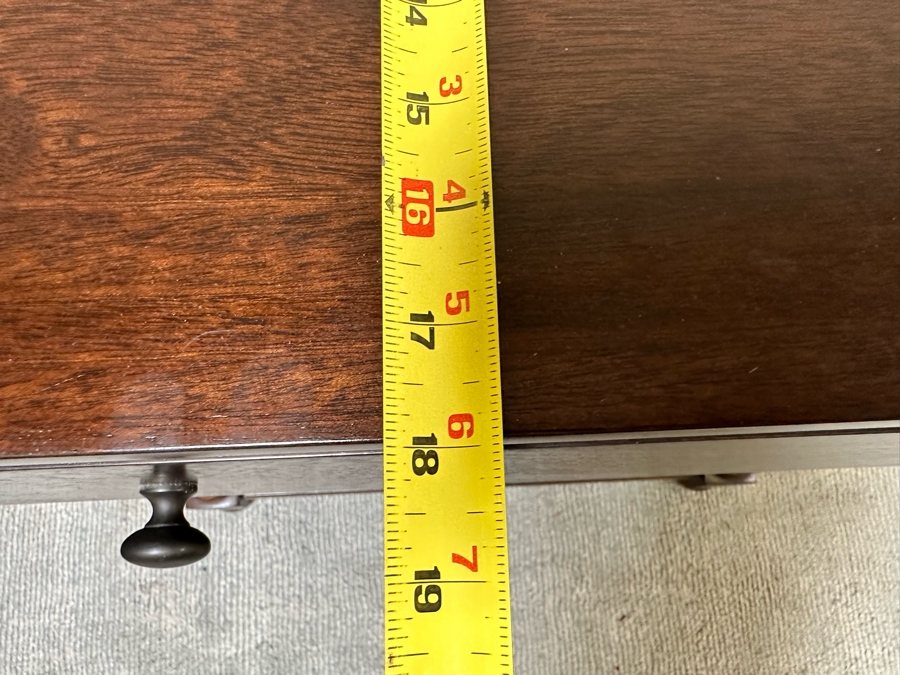 Pair Of Pottery Barn 3-Tier Side Tables With Drawers Nightstands Bedside Tables 29W X 18D X 29.5H [Photo 9]