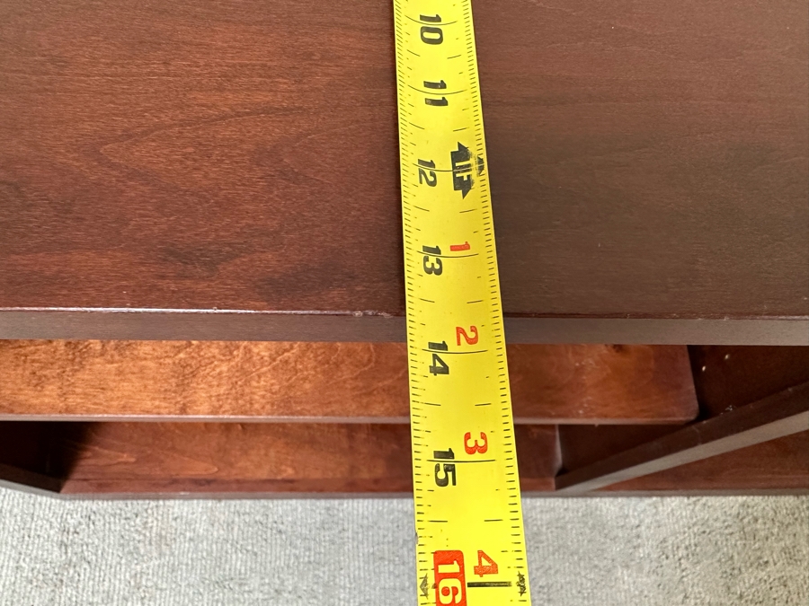 Solid Wooden Bookcase With Adjustable Shelves 59W X 14D X 31H [Photo 7]