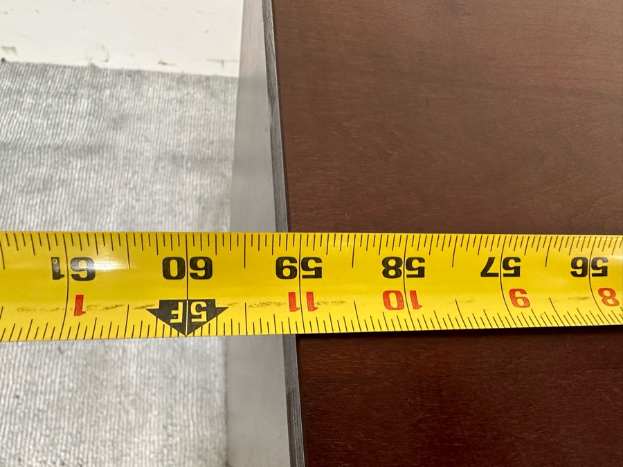 Solid Wooden Bookcase With Adjustable Shelves 59W X 14D X 31H [Photo 6]