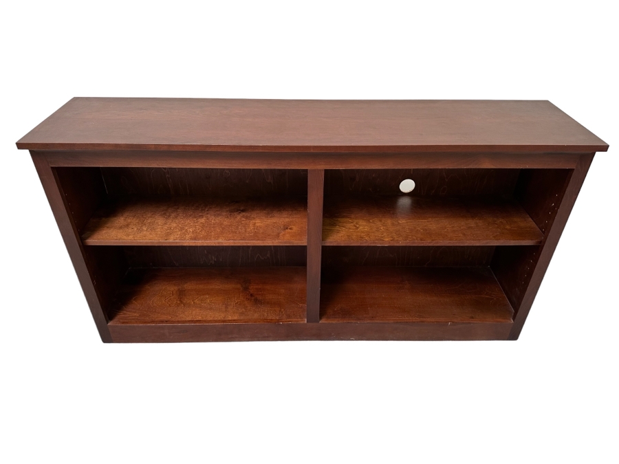 Solid Wooden Bookcase With Adjustable Shelves 59W X 14D X 31H [Photo 1]