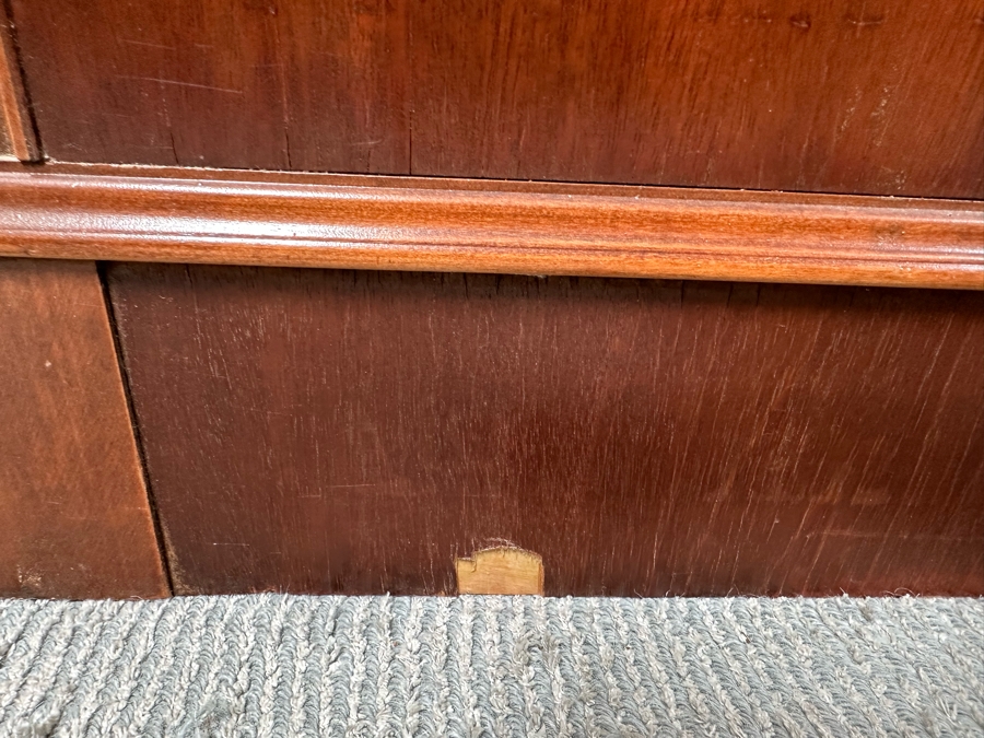 Vintage Wooden Kidney Shaped Desk 51.5W X 21D X 31.5H [Photo 16]