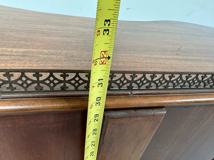 Vintage Wooden Kidney Shaped Desk 51.5W X 21D X 31.5H [Photo 15]