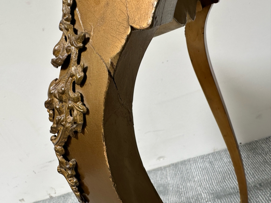 Antique Louis XV Style Hand Painted Side Table 26W X 18D X 28H [Photo 13]