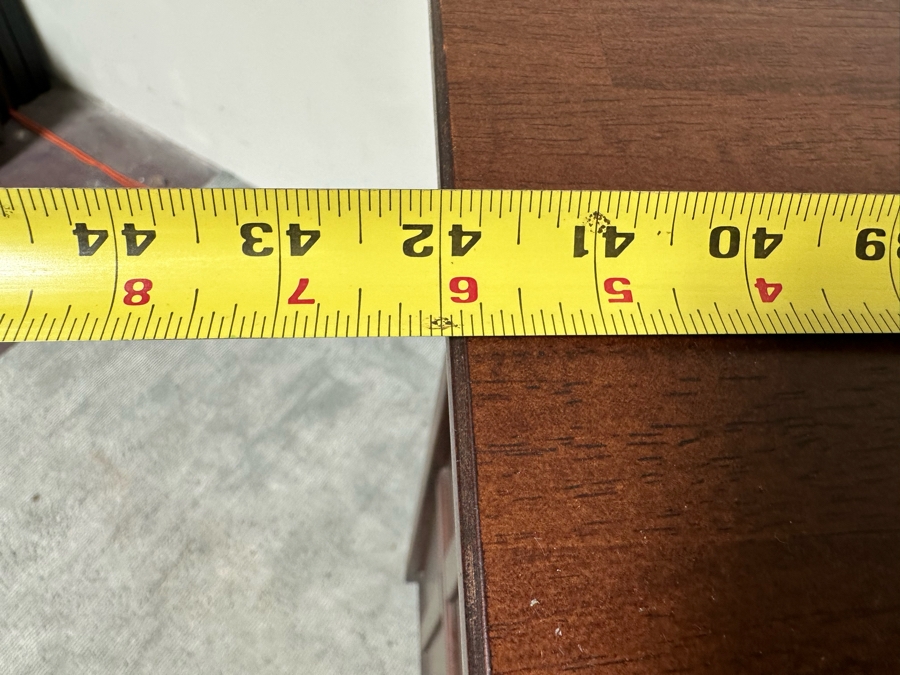 Nice 4 Door Wooden Glass Front Bookcase Cabinet 42W X 16D X 59.5H [Photo 8]