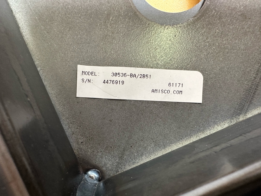 Solid Wooden And Metal Dining Table 60.5W X 38D X 29.5H With Two 15' Leaves And Four Chairs By Amisco [Photo 16]