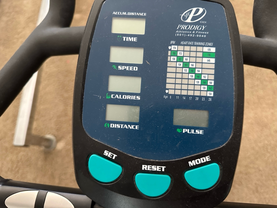 Prodigy Athletics & Fitness Stationary Exercise Bike 20W X 42D X 36H [Photo 5]