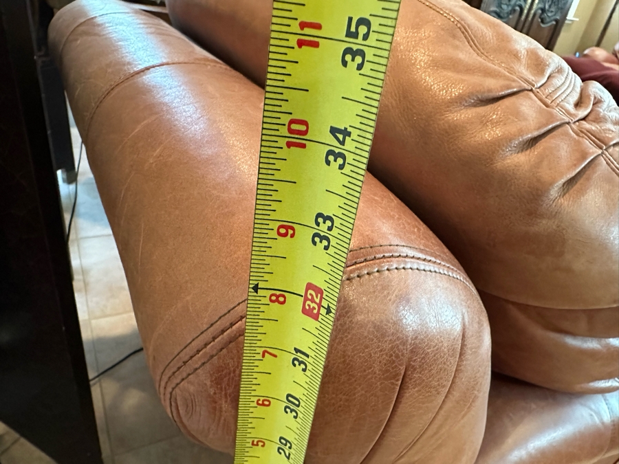 Whittemore-Sherrill Leather Armchair 36W X 43D X 33H With Ottoman [Photo 5]