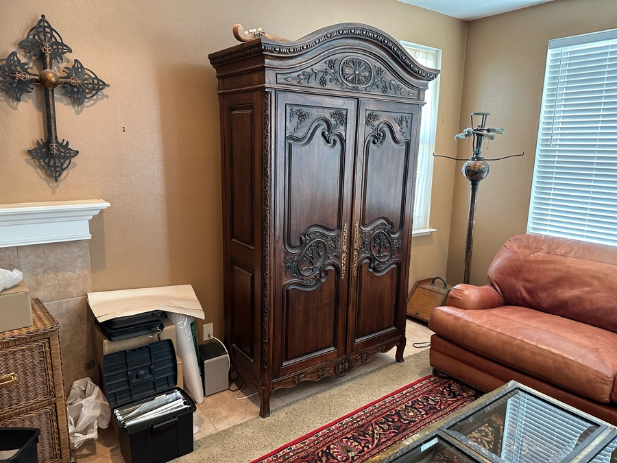 Hekman Furniture Wooden Armoire Cabinet 48W X 22D X 88H [Photo 4]