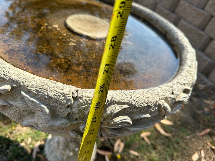Outdoor Garden Bird Bath 19W X 25H [Photo 6]