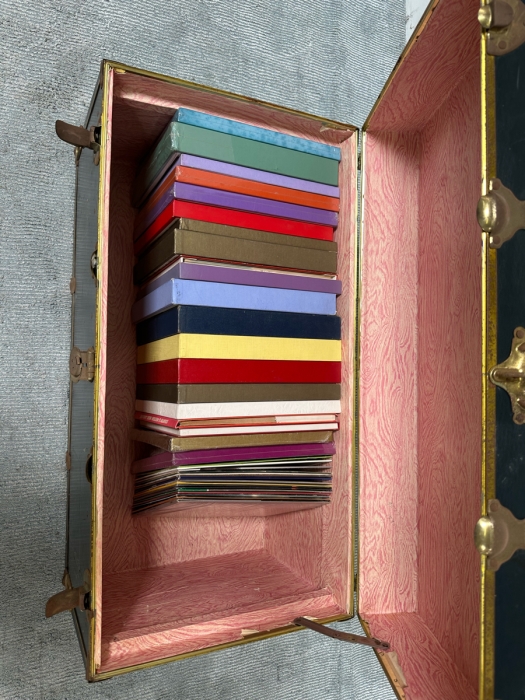 Vintage Trunk With Big Band / Gospel Records 36W X 18D X 19H [Photo 9]