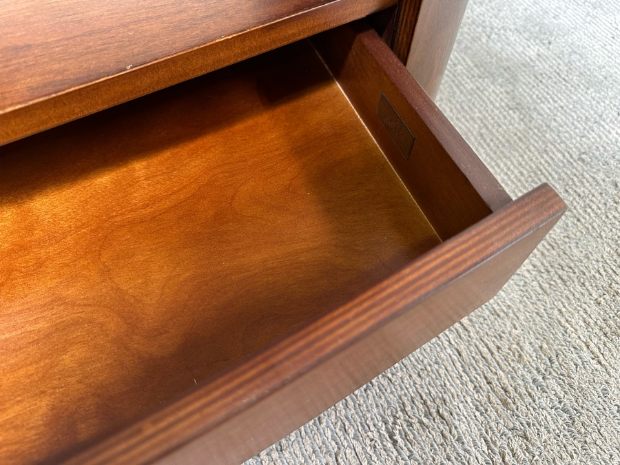 Bell’o Furniture Bent Plywood Stand Cabinet With Glass Shelves 51.5W X 20D X 23.5H [Photo 7]