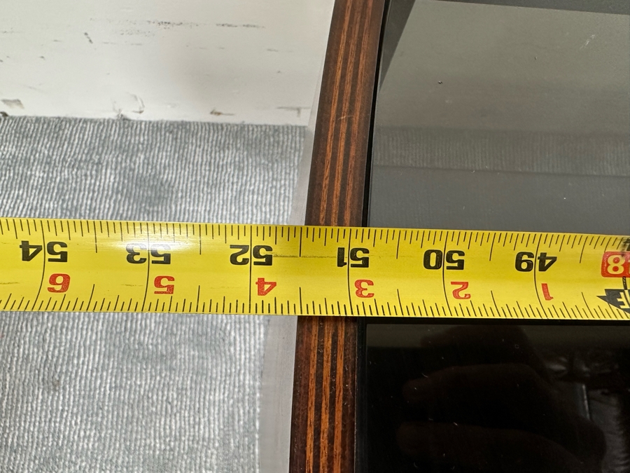 Bell’o Furniture Bent Plywood Stand Cabinet With Glass Shelves 51.5W X 20D X 23.5H [Photo 10]