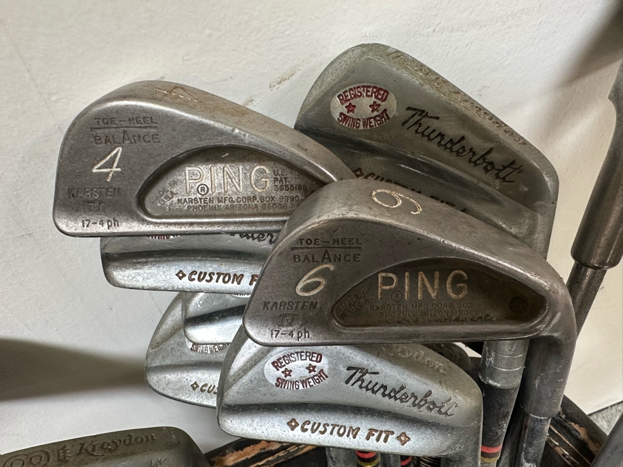 Three Sets Of Vintage Golf Clubs