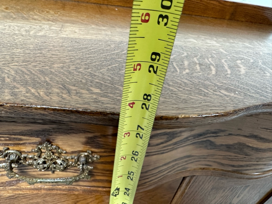 Vintage Tiger Oak Cabinet 34W X 18D X 29H [Photo 3]