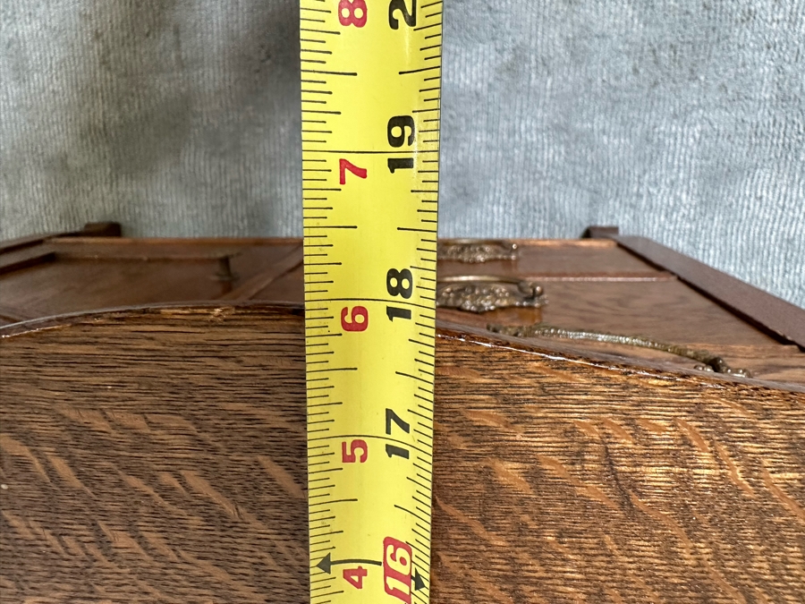 Vintage Tiger Oak Cabinet 34W X 18D X 29H [Photo 4]