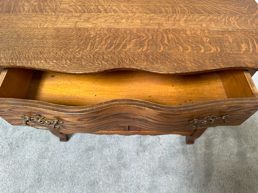 Vintage Tiger Oak Cabinet 34W X 18D X 29H [Photo 10]