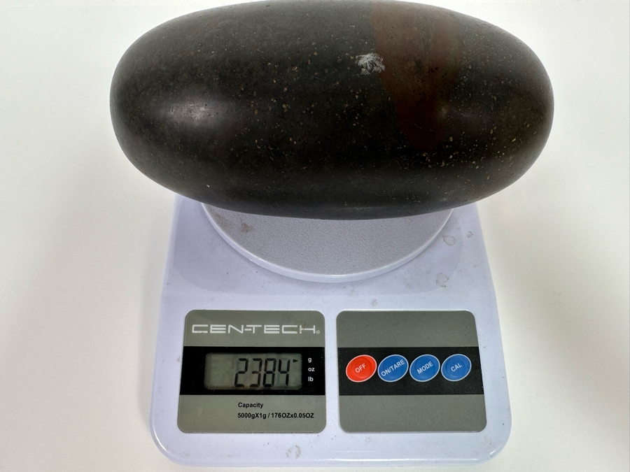 Beautiful Shiva Lingam Healing Stone From The Narmada River In India 2,384g [Photo 11]