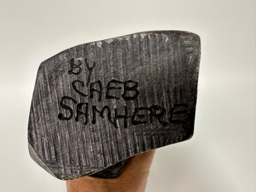 Vintage Caleb Samhere Carved Stone Shona Sculpture From Zimbabwe Africa 3W X 6.5D X 10.5H [Photo 17]