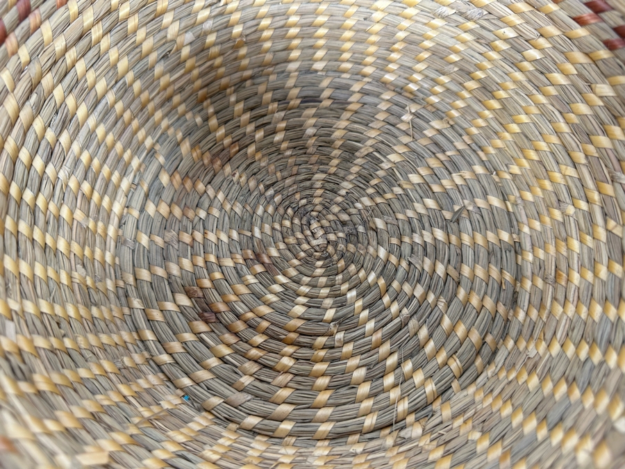 Vintage Hand Made Woven Basket 10W X 5H [Photo 5]