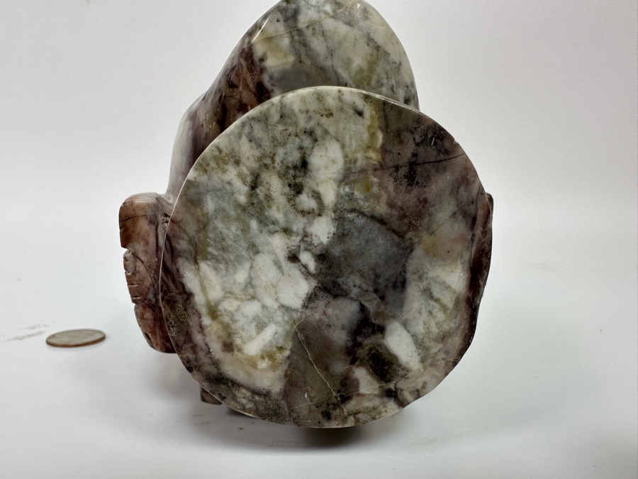 Vintage Mayan Indian Carved Stone Bust Sculpture 4.5W X 4.5D X 8H [Photo 16]